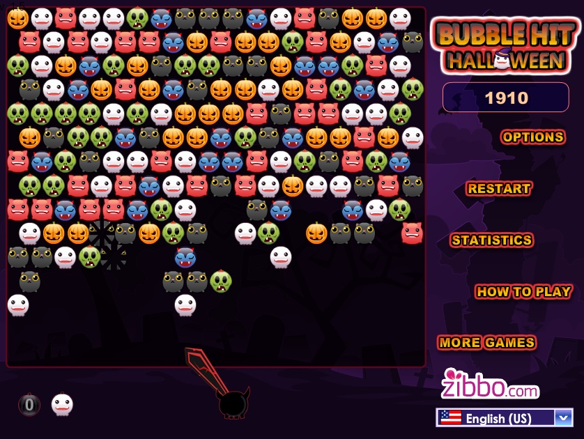Bubble Hit: Halloween – Skill Game